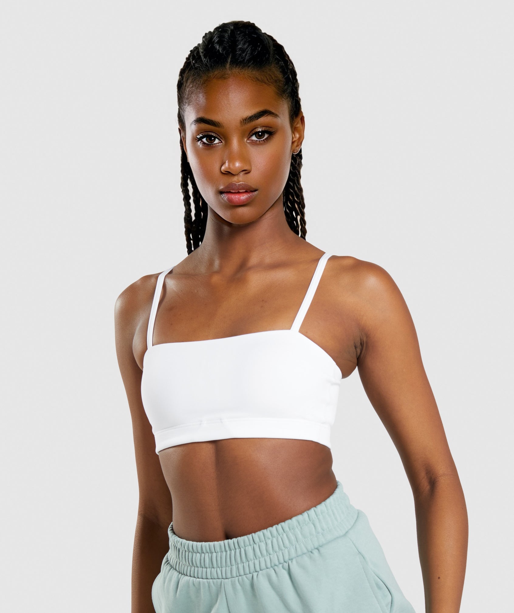 GOFIEP Women Bandeau Sports Bra