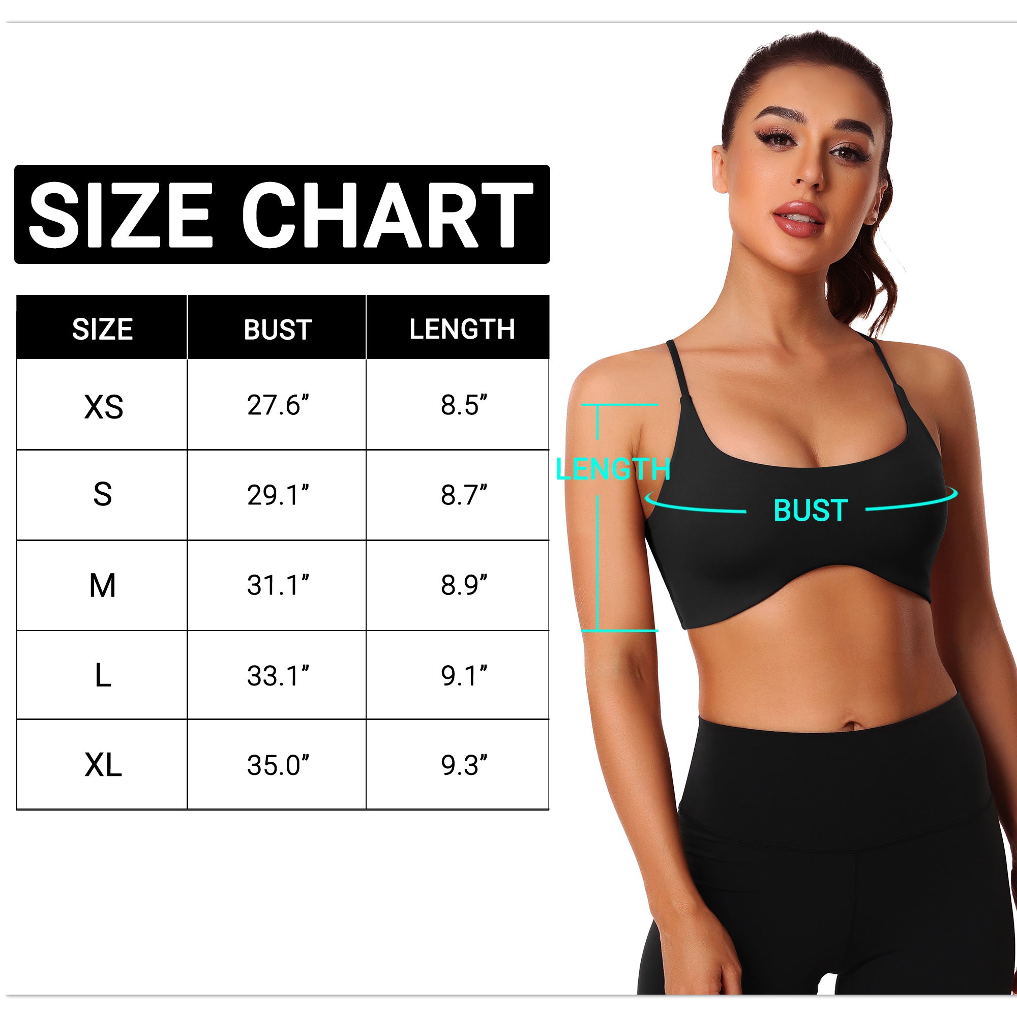 GOFIEP Women workout Strappy Sports Bra Crisscross Open Back Padded Bandeau Workout Crop Tops