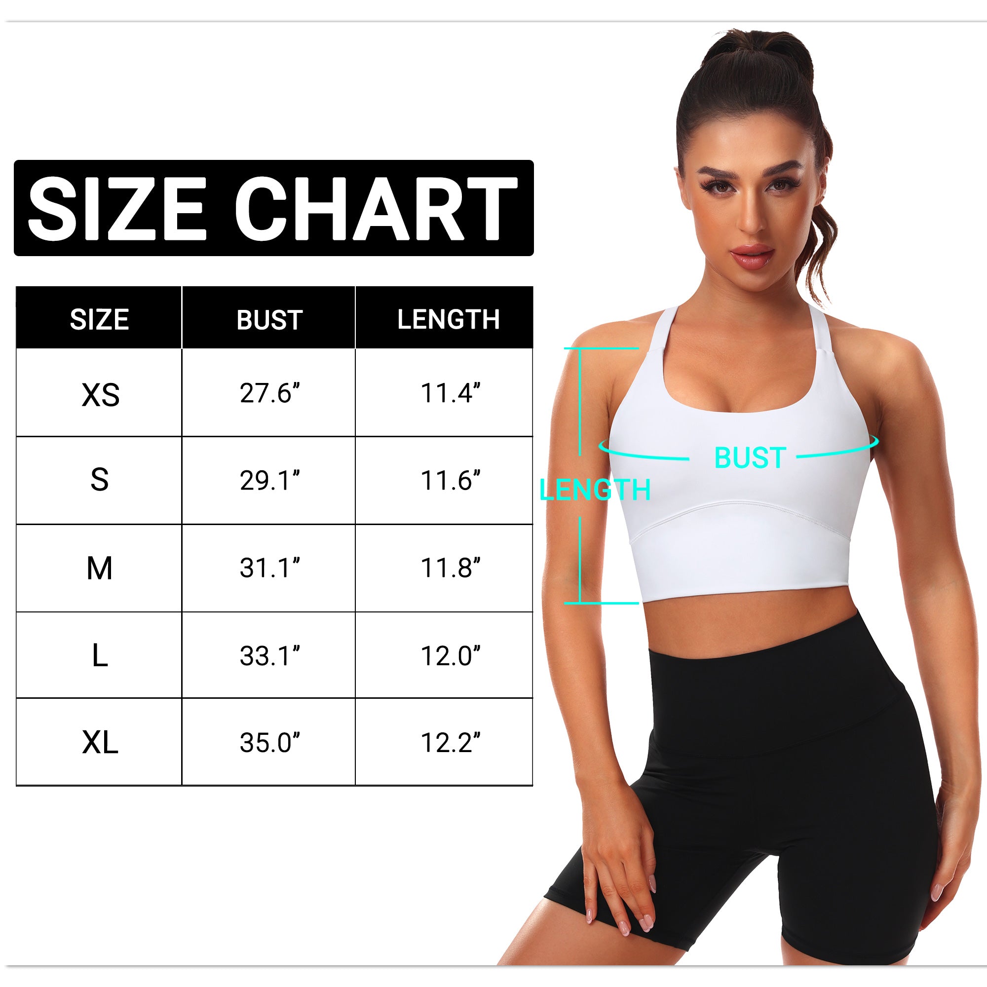 GOFIEP High Impact Sports Bras for Women wide shoulder straps and a hook and eye back strap design Workout Bra Bounce Control