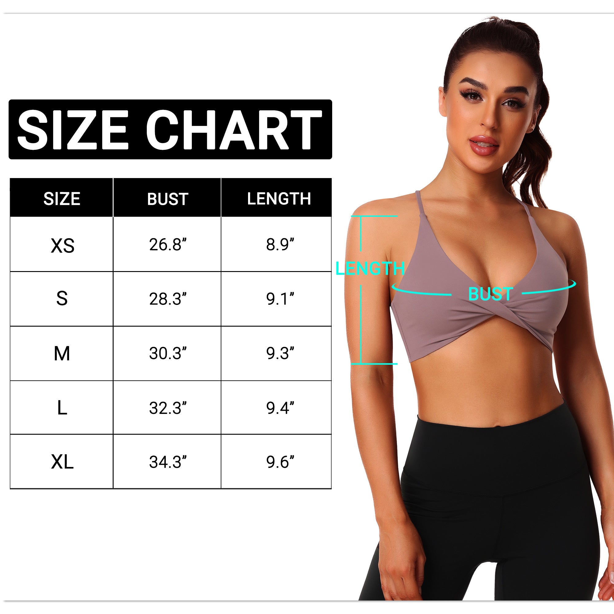 GOFIEP Women's Workout Sports Bras T crossed back straps Low Impact Support Yoga Training Bras Going Out Top