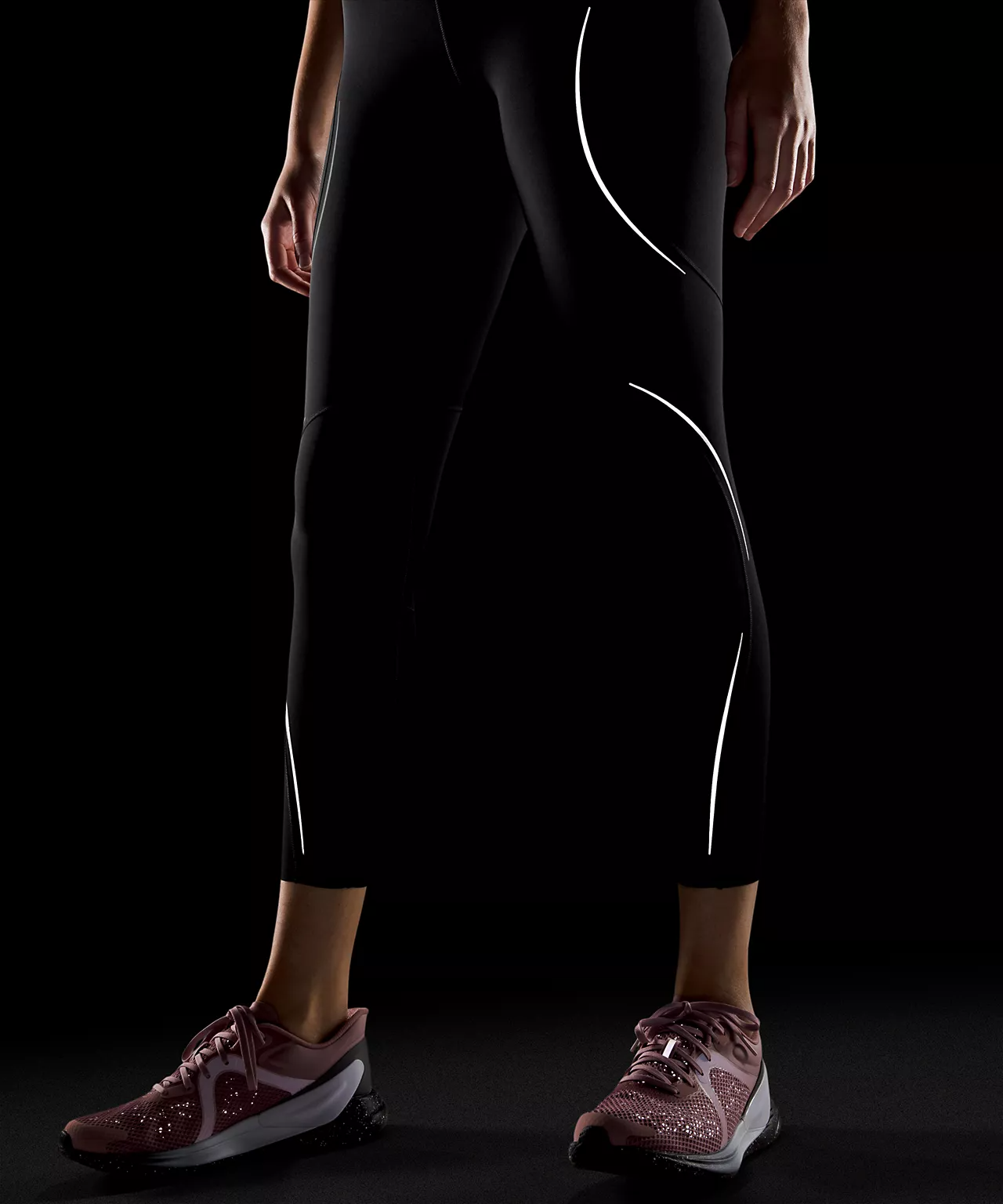 GOFIEP Women Yoga Legging with Reflect Tape