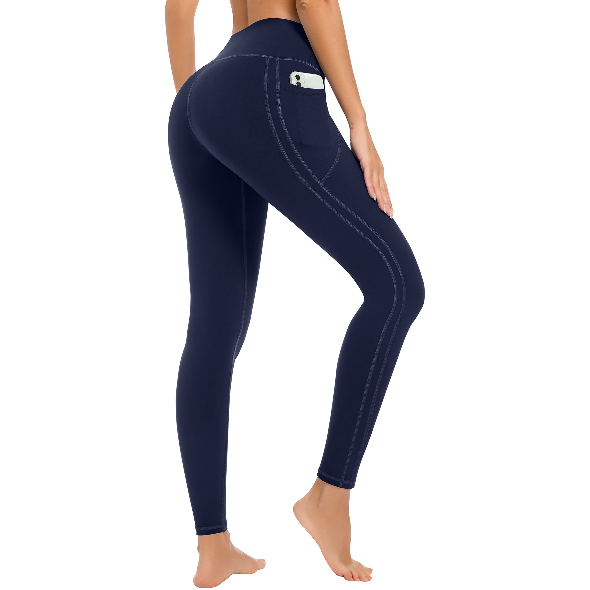 GOFIEP Women  Tummy Control Yoga Legging for Workout