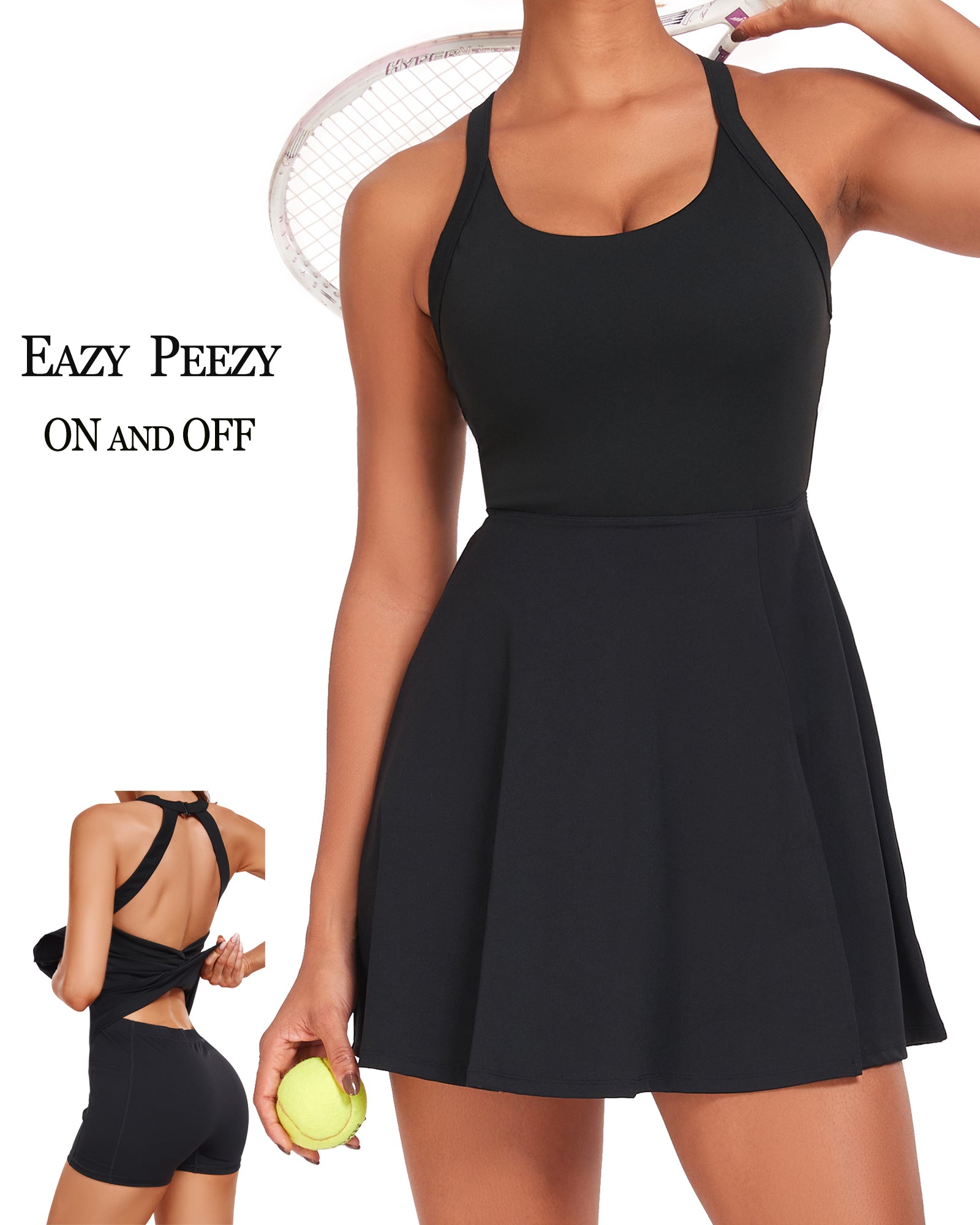 GOFIEP Women Tennis Dress for Sports